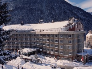 Hotel TucBlanc. Vistes de l'Hotel Tuc Blanc nevat