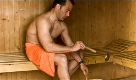 Sauna. Hotel TucBlanc Baqueira